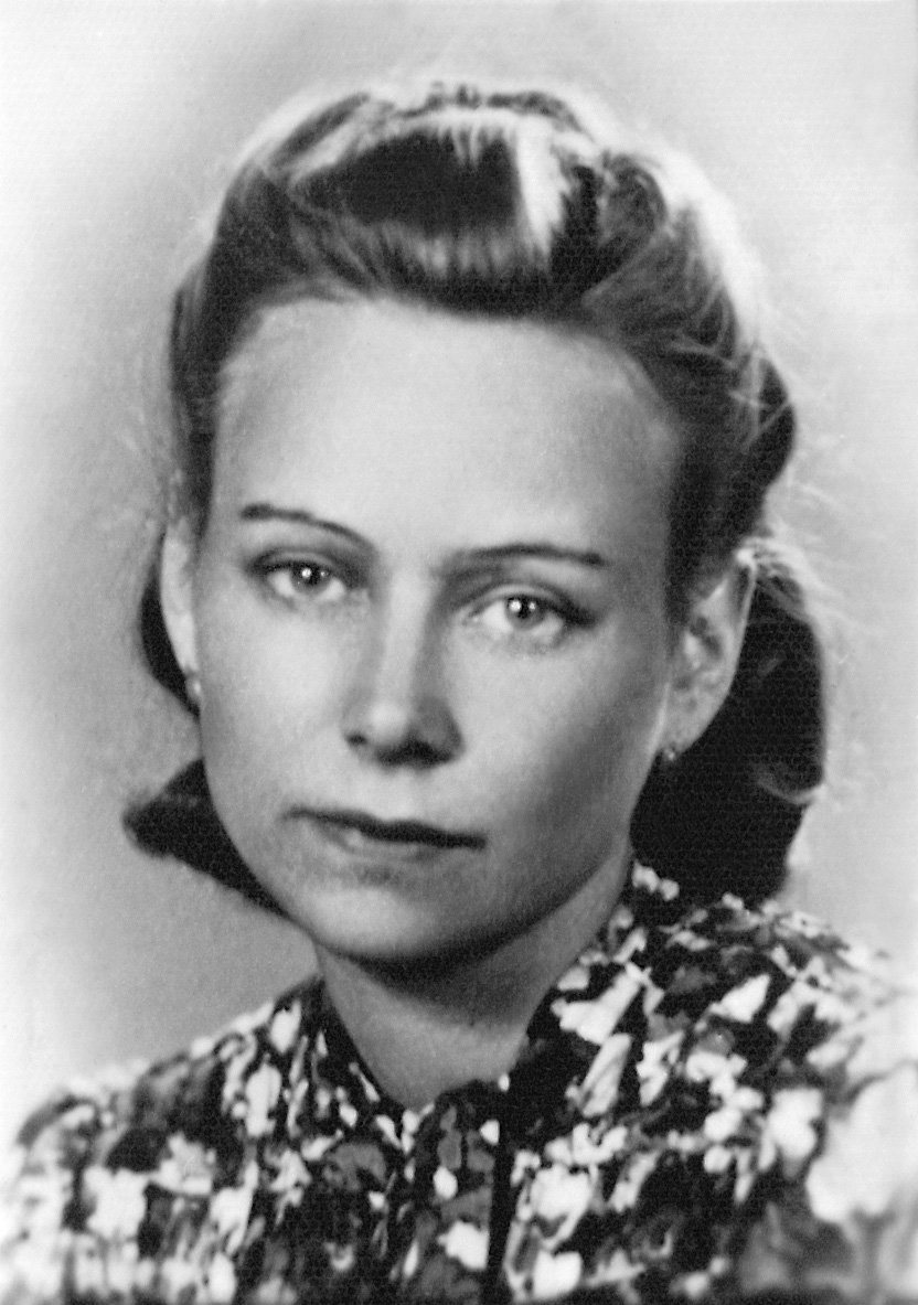 Portrait of Halina Donimirska as a young woman